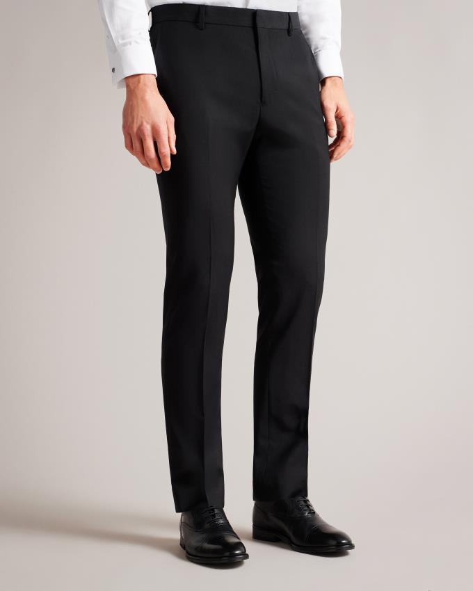 Pantalon Ted Baker Slim Fit Tuxedo Suit Noir Homme | NOF-61038458